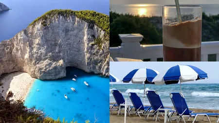 N-ai fi crezut! Cât a plătit un turist român pentru un șezlong cu umbrelă și o cafea pe o plajă din Grecia