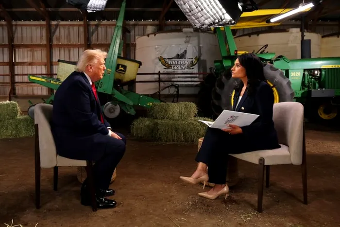 Donald Trump și Kristen Welker - Foto: X/@Osint613