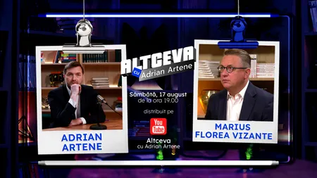 Marius Florea Vizante, despre cum să trăiește o VIAȚĂ cu și din UMOR, în EXCLUSIVITATE,  la Altceva cu Adrian Artene