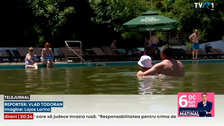 Se reia turismul la PRAID, dar la scară mai mică: s-a deschis ștrandul cu apă sărată