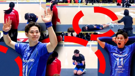 Gestul spectaculos care a făcut înconjurul planetei: Cum și-a cerut scuze un jucător japonez de volei de la o femeie pe care a lovit-o cu mingea