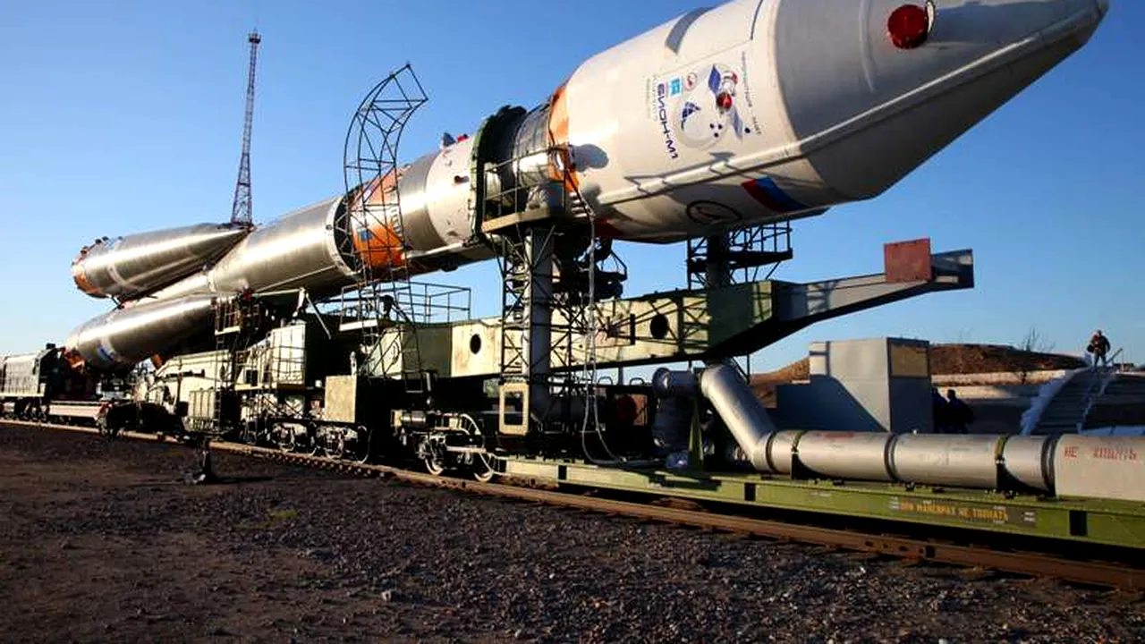 O capsulă Soyuz a trimis în spațiu șoareci, șopârle și melci, pentru o lună