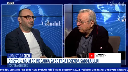 VIDEO | Ion Cristoiu, despre exploziile de la gazoductele Nord Stream: „Legenda trebuia făcută de la început”