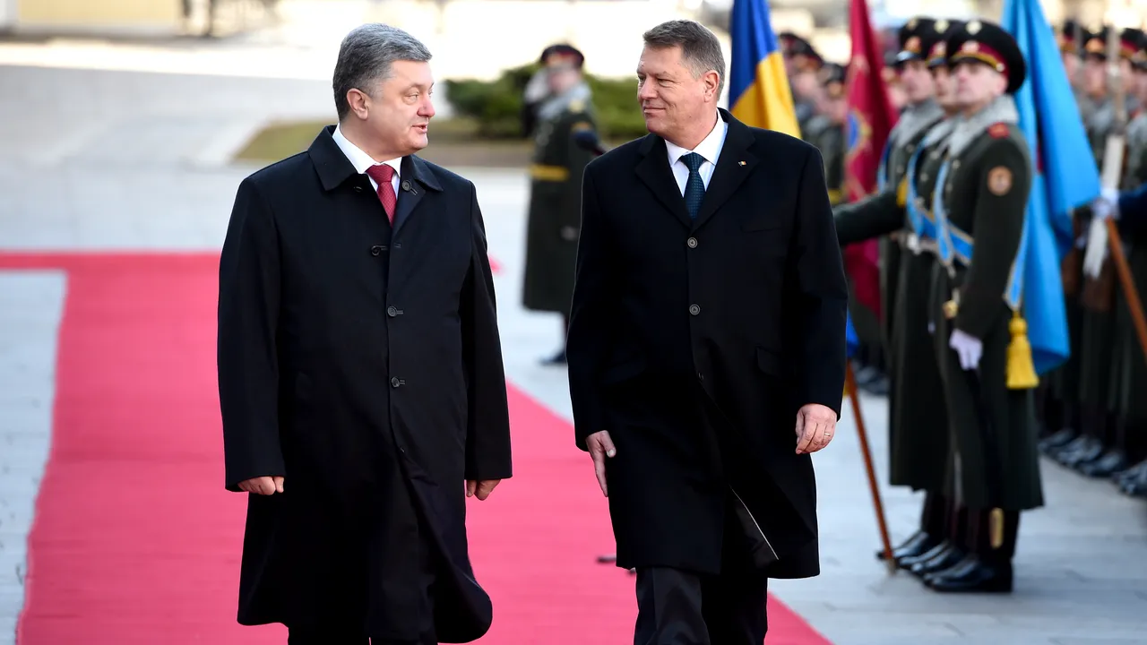 Anunțul Președinției, după ce Iohannis s-a întâlnit cu Poroșenko 