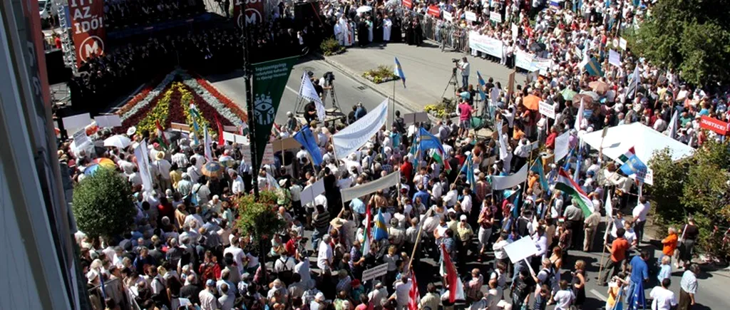 MITING la Sfântu Gheorghe: Șase tineri, sancționați pentru că aveau la ei lanțuri și bare metalice