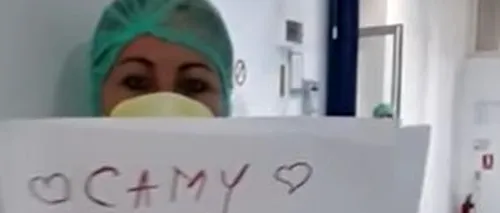 IMAGINILE care au emoționat internetul: Clipul viral postat de cadrele medicale din linia întâi a Spitalului Victor Babeș