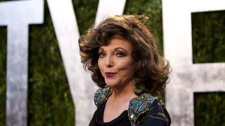Joan Collins spune că primul ei soț a încercat să o vândă unui șeic