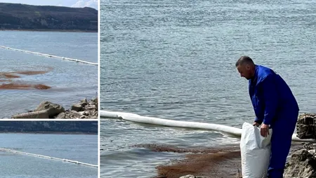 Poluare pe Dunăre la Turnu Măgurele după scufundarea unei nave. Alimentarea cu apă a fost oprită preventiv