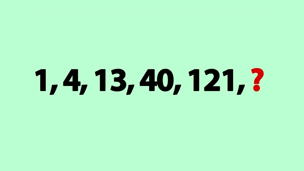 Test IQ exclusiv pentru genii | Ce număr completează seria: 1, 4, 13, 40, 121?