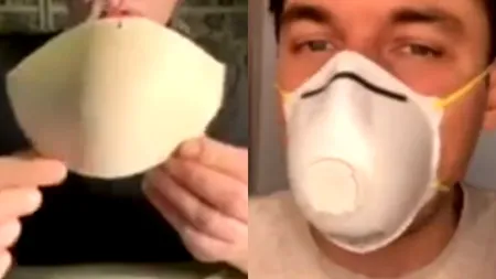 MASCA DE PROTECȚIE confecționată acasă, care ne ajută în lupta împotriva coronavirusului. Un medic celebru a explicat cum se face
