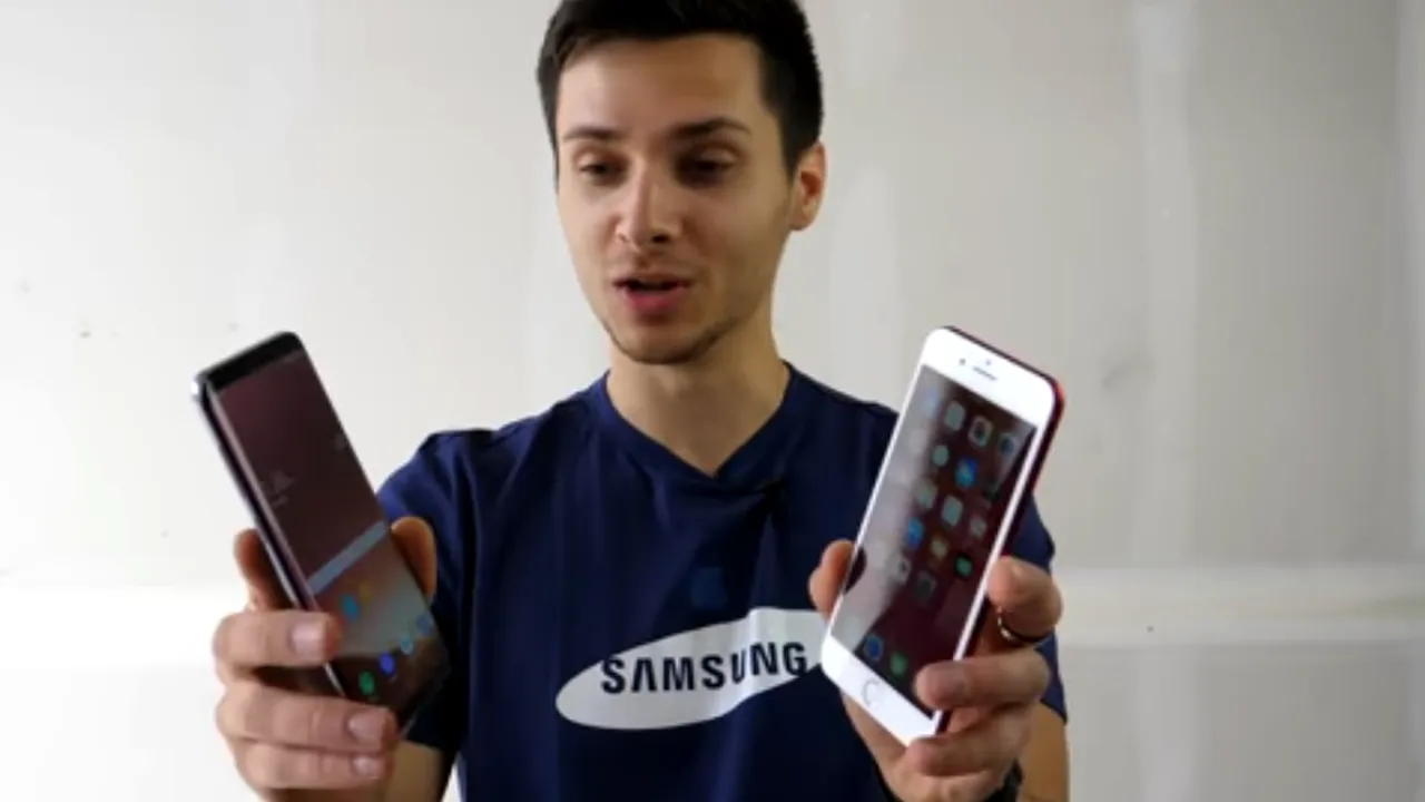 Samsung Galaxy S8 vs iPhone 7 Plus au fost trecute prin câteva teste extreme. Cine a câștigat. VIDEO 