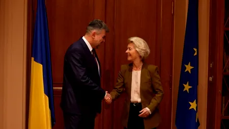 VIDEO | Marcel Ciolacu îi spune Ursulei von der Leyen cum stăm cu PNRR-ul. Premierul participă la o reuniune informală, la Atena