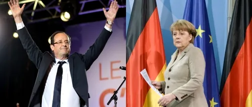 Francois Hollande se va întâlni cu Angela Merkel în Germania la 16 mai