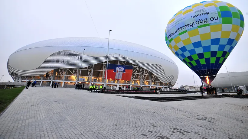 Acoperișul noului stadion din Craiova „a crăpat. Acesta a fost inaugurat în noiembrie 2017. Explicația Primăriei