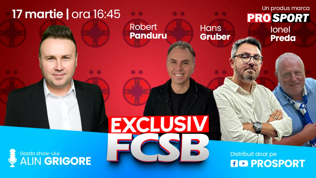 EXCLUSIV FCSB, azi de la 16:45. Tatăl vitreg al lui Alexandru Stoian și Hans Gruber sunt invitații zilei