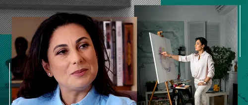 EXCLUSIV VIDEO | <i class='ep-highlight'>Loredana</i> Popescu-Tăriceanu, prima expoziție de pictură în acuarelă. Dezvăluiri din copilărie, adolescență, studenție și căsnicie: Călin e cel mai bun critic al meu!”