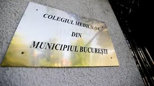 APEL. Colegiul Medicilor din Bucureşti face un apel către toate instituţiile publice și private