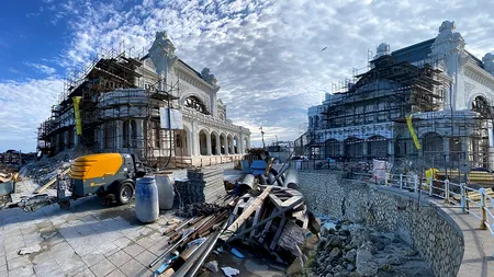 Cum arată CAZINOUL din Constanța în ultima zi din luna aprilie. FOTO și VIDEO de colecție cu unul dintre simbolurile Art Nouveau ale României