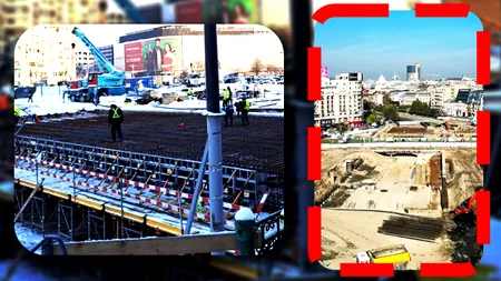 Muncitorii s-au întors pe șantierul de la Planșeul Unirii. Cum arată și în ce stadiu este proiectul de consolidare: „Au fost livrați banii necesari”