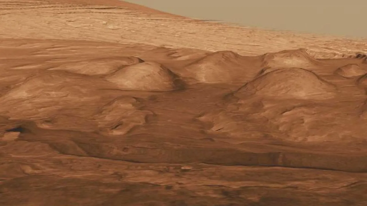 STUDIU. Văile de la ECUATORUL planetei MARTE, formate prin scurgeri de LAVĂ VULCANICĂ