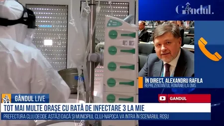 GÂNDUL LIVE: Alexandru Rafila, după declarațile prefectului Capitalei: Nu e concurs de poezie, mai ales într-o criză majoră de sănătate publică./ Mi s-a părut o bâlbâială îngrozitoare