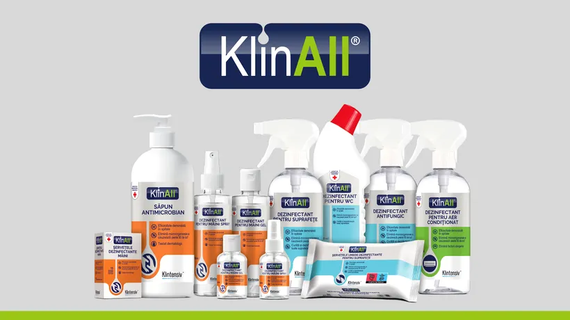 (P) Klintensiv®, cu cele mai vândute produse în spitale în 2020, lansează un brand nou de dezinfectanți pentru consumatorul casnic