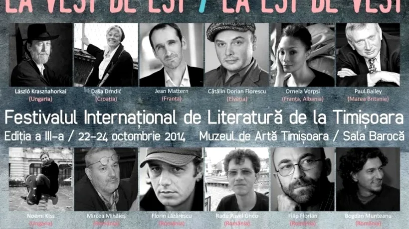 Lecturi publice în premieră absolută, la Festivalul Internațional de Literatură de la Timișoara