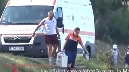 Un bărbat a DISPĂRUT în mare la Mangalia, după ce a salvat o femeie de la înec