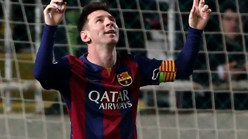 Messi are gastroenterită și a lipsit de la antrenamentul echipei FC Barcelona
