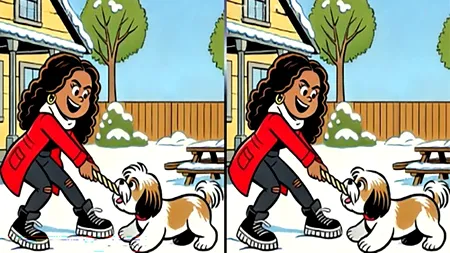 Test IQ de Ajun | Aceste două poze par identice, dar nu sunt. Găsiți cele 3 diferențe!