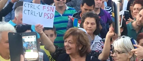 Ana Blandiana proteste modificări legislație penală prin OUG Piata Victoriei