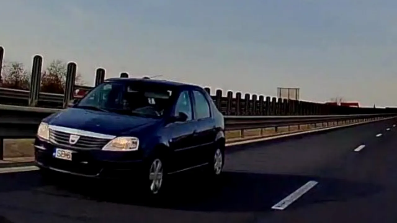 A scăpat cu viață după ce a evitat un Logan care rula pe contrasens pe A1. Ce sancțiune a primit șoferul vinovat