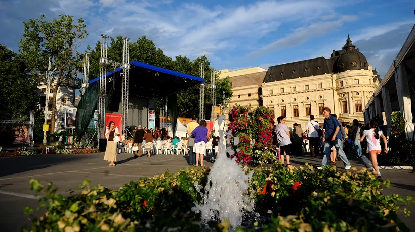 Grădina muzicală din Piața George Enescu se deschide vineri, cu Bucharest Music Film Festival