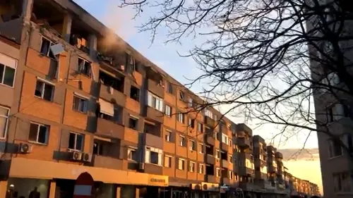 VIDEO | Clipe de coșmar în Carei: 11 oameni au fost răniți, după ce o explozie a avut loc într-un bloc
