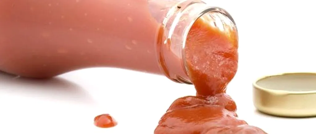 VIDEO: Sticla din care curge și ultima picătură de ketchup