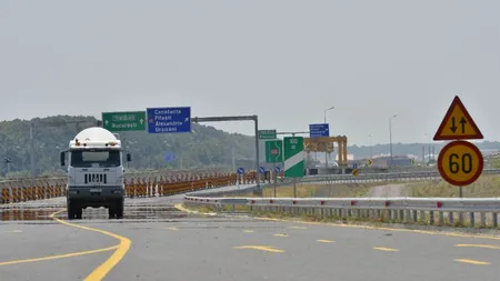 Traficul pe autostrada București-Ploiești și pe tronsonul Cernavodă - Medgidia, deschis JOI