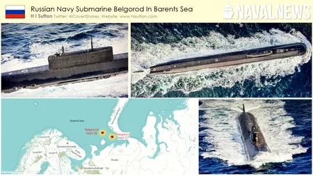 A fost găsit submarinul nuclear Belgorod, care transportă racheta Poseidon, „arma Apocalipsei”. Rușii l-au ridicat la suprafață | VIDEO