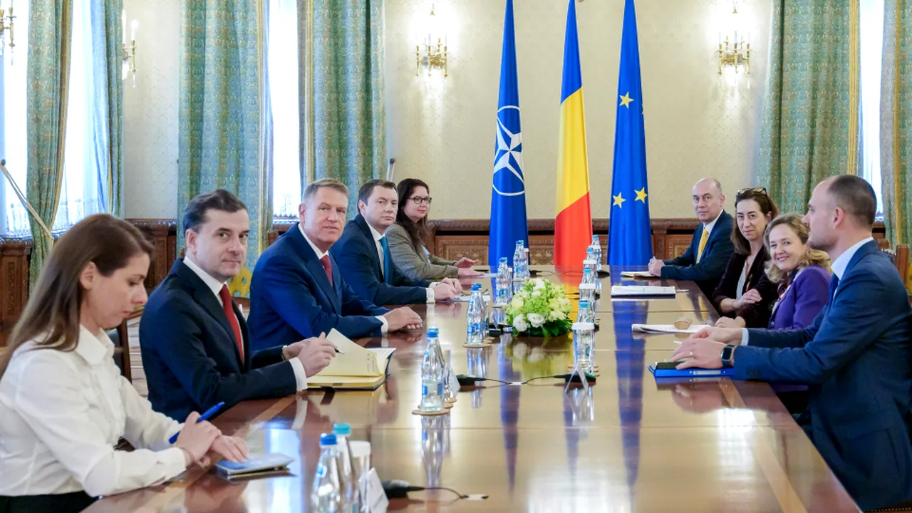 Klaus Iohannis a primit delegaţia BEI condusă de președintele Nadia Calviño: România este interesată să dezvolte cooperarea cu BEI