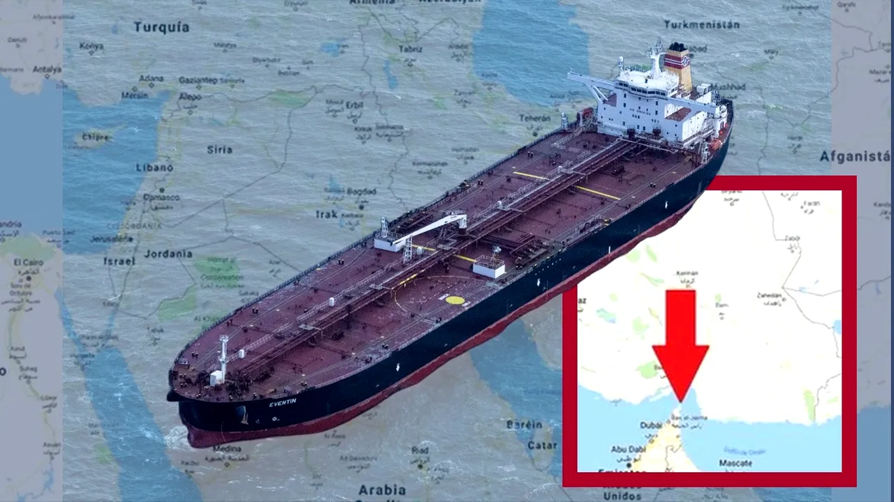 Iranul începe să sechestreze petrolierele de pe cea mai vitală arteră de petrol ale lumii. Vasul naviga din Emiratele Arabe Unite spre Singapore