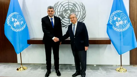 Mesajul lui Marcel Ciolacu la ONU: România iubește pacea și aspiră la soluționarea divergențelor de interese între țări