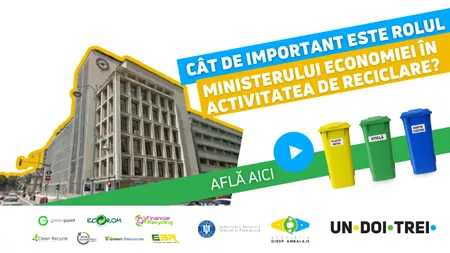 Cât de important este rolul Ministerului Economiei în activitatea de reciclare