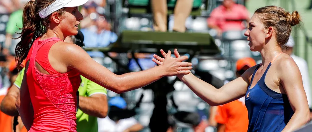 Simona Halep, o nouă întâlnire pe terenul de tenis cu Johanna Konta, după scandalul uriaș de la Fed Cup