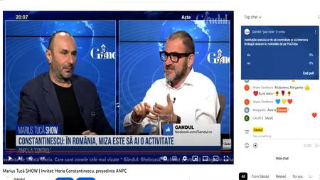 POLL Marius Tucă Show: „Instituțiile statului ar trebui să controleze și să interzică limbajul obscen în melodiile de pe Youtube?”