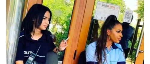 O poză cu două polițiste, stând la cafea și țigară, a devenit virală pe Facebook. Poliţia Capitalei a deschis o anchetă