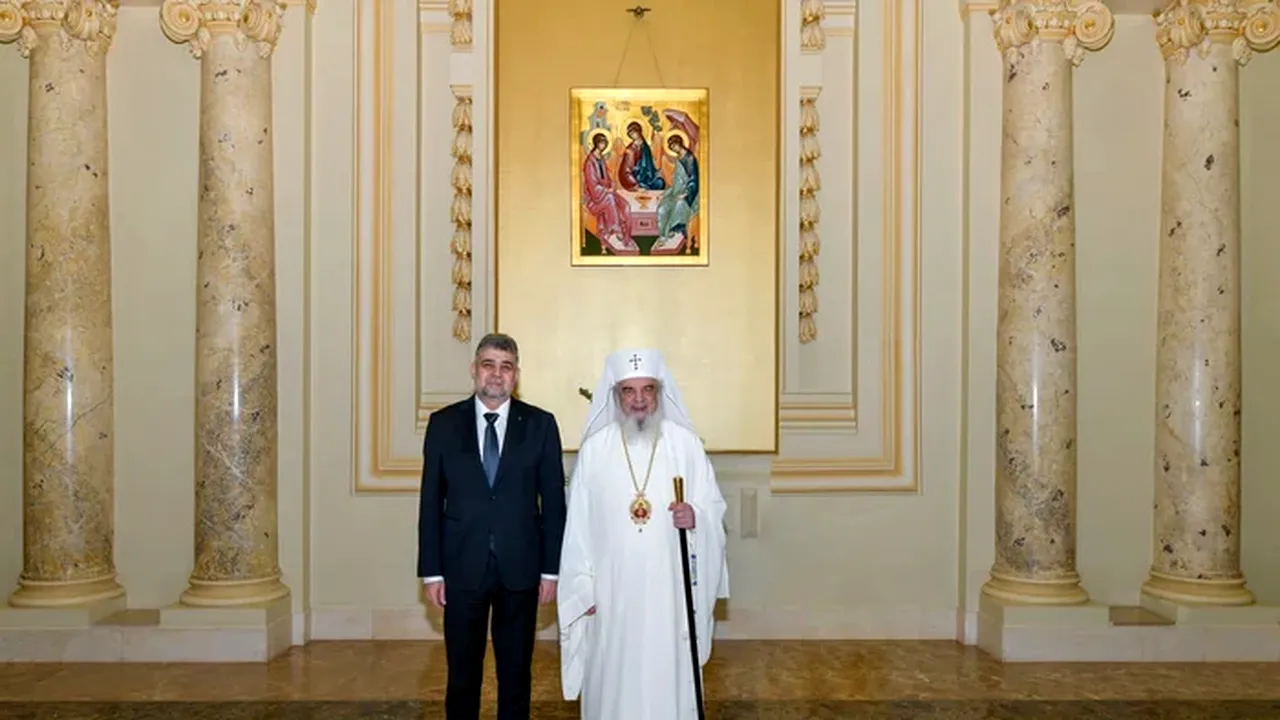 Marcel Ciolacu, primele declarații după ce Patriarhul Daniel a solicitat CREȘTEREA salariului pentru personalul neclerical: 