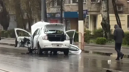 Explozie în orașul ucrainean Melitopol, ocupat de ruși. Oficial pro-rus rănit într-un atac cu o mașină capcană