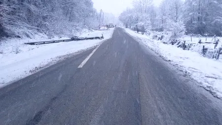 Cod galben de ninsori în 20 de județe. CNAIR: Drumarii au acţionat cu 1.131 de utilaje și au împrăştiat 7.182 de tone de material antiderapant