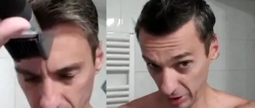 Mircea Badea a arătat cum se tunde singur în baie. S-a filmat, iar imaginile au devenit virale (VIDEO)
