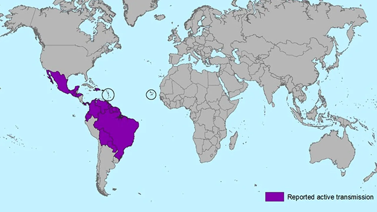 Lista țărilor afectate de virusul Zika. Avertismentul MAE pentru toți românii