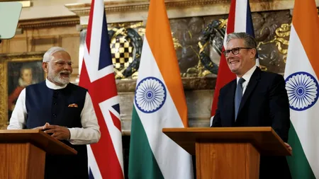 Acordul comercial semnat cu India marchează REVENIREA Marii Britanii pe scena mondială, anunță premierul britanic
